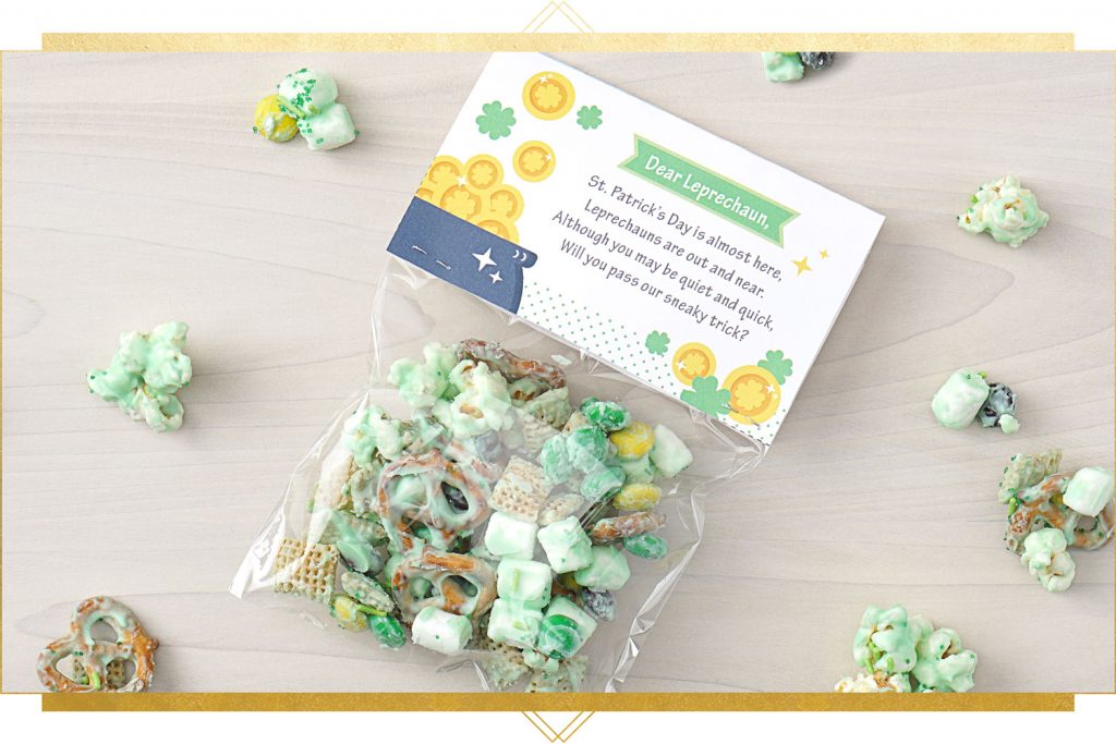 Leprechaun Bait Recipe and Printable Leprechaun Trap