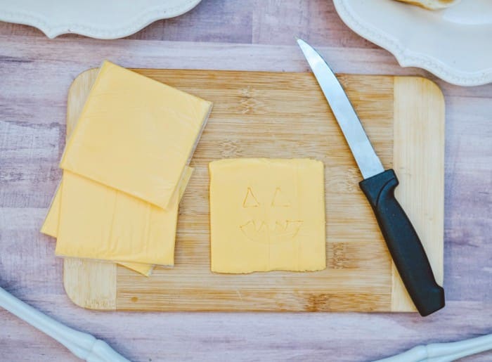 Cheese for Pumpkin Cheeseburgers