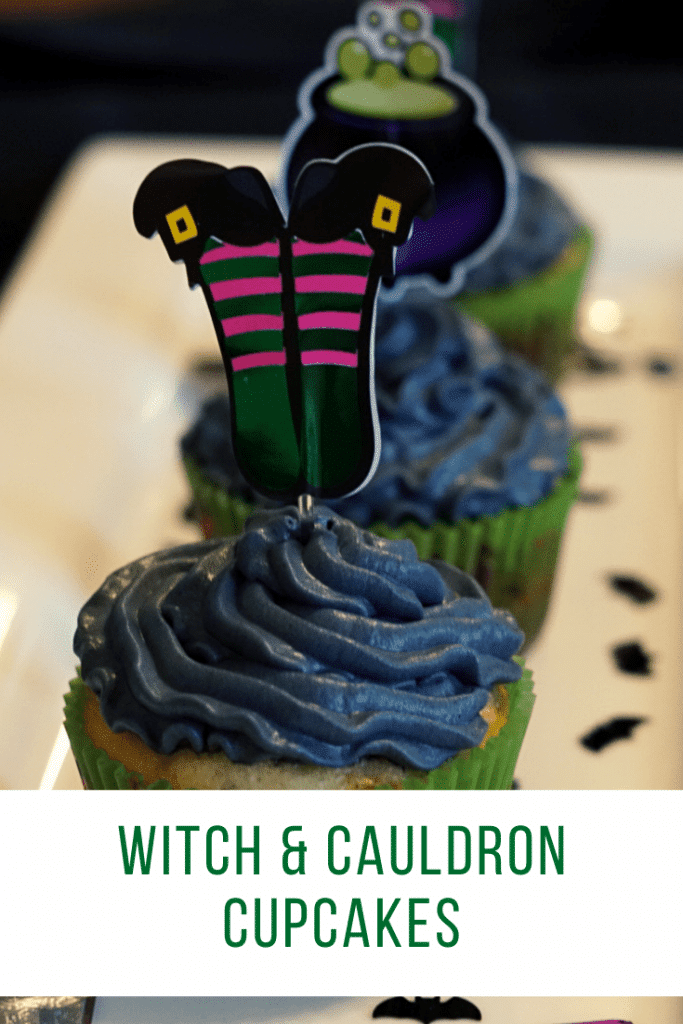 Witch & Cauldron Cupcakes