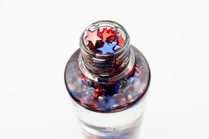 Red White Blue Calm Down Bottle