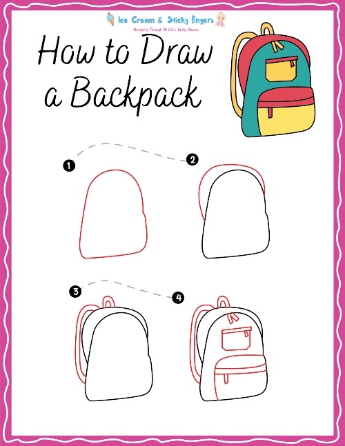 How to Draw a Backpack