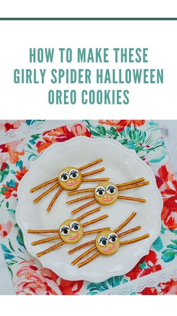 How to Make These Girly Spider Halloween Oreo Cookies