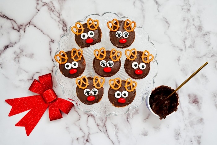 Simple Rudolph Sugar Cookies