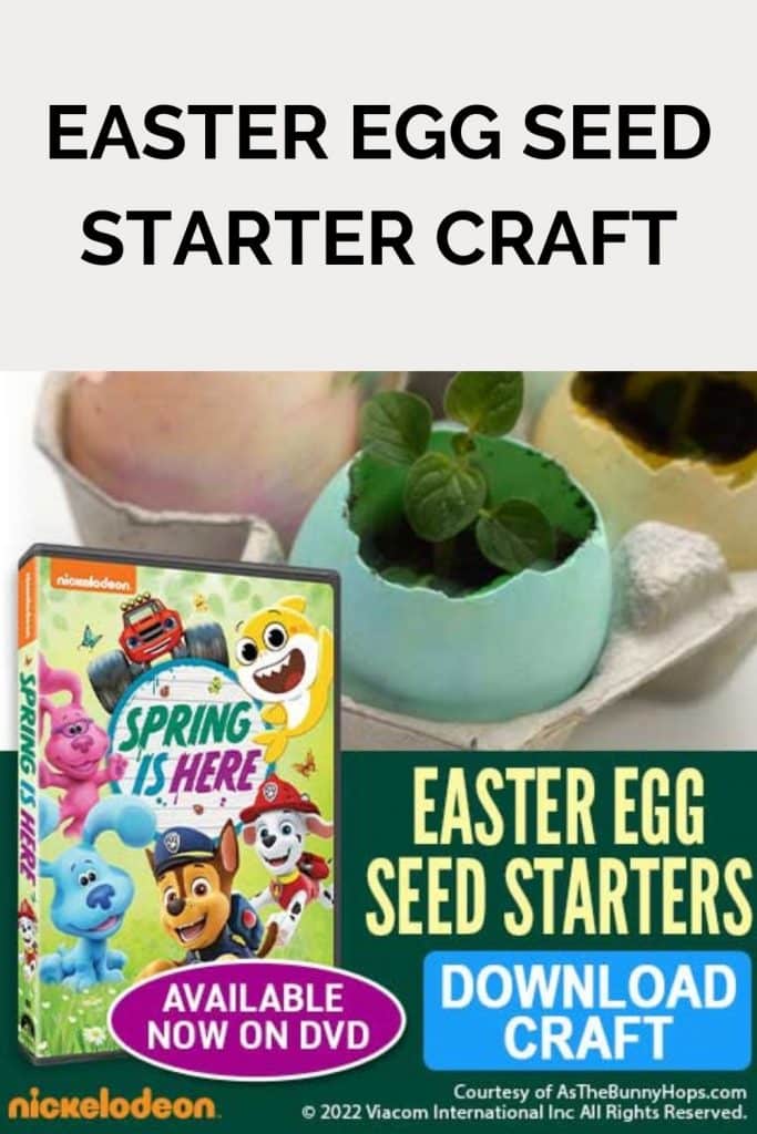 Easter Egg Seed Starter Craft