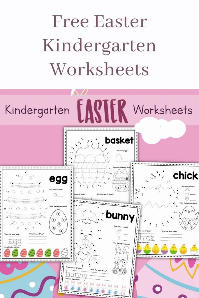 Free Easter Kindergarten Worksheets