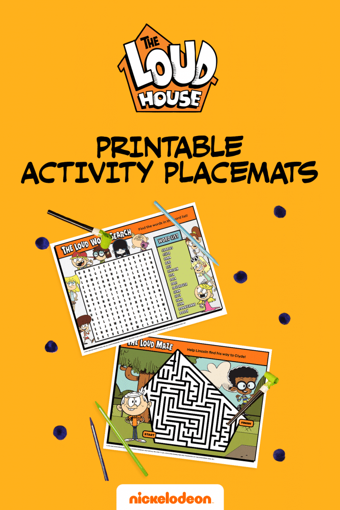 Free Printable Activity Sheets for The Loud House Cooked Season 3 Volume 2
