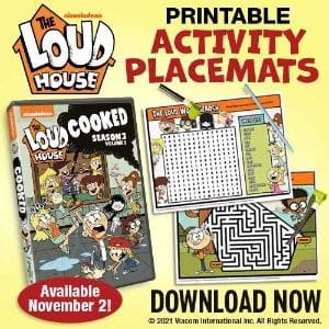 The Loud House Season 3 Volume 2 DVD and Free Printables