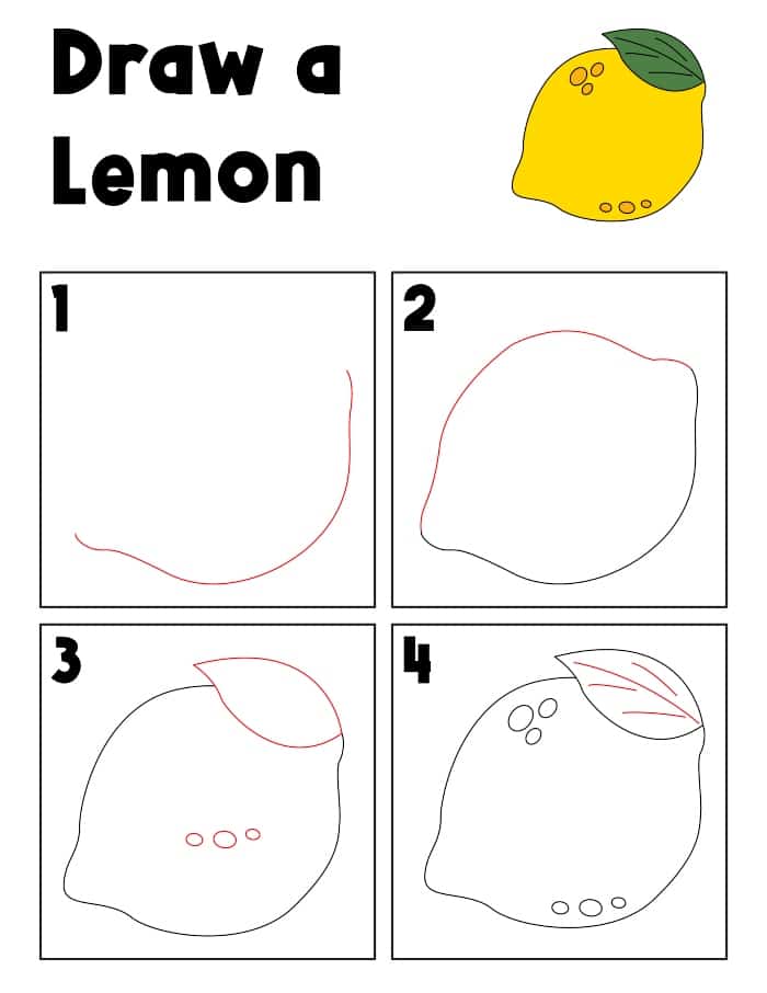 How to Draw a Lemon