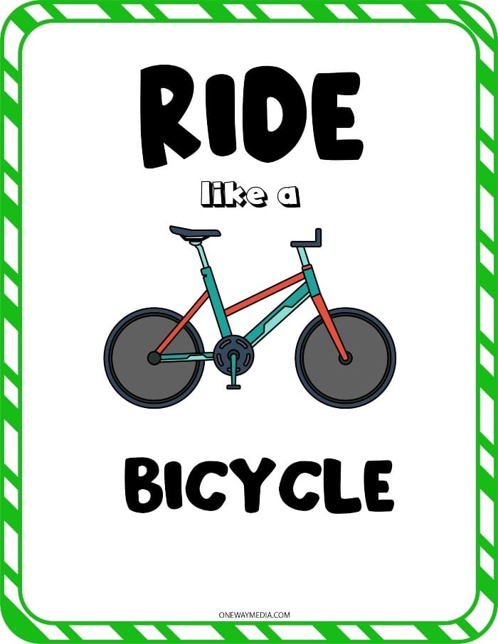 Ride Like a Bicycle