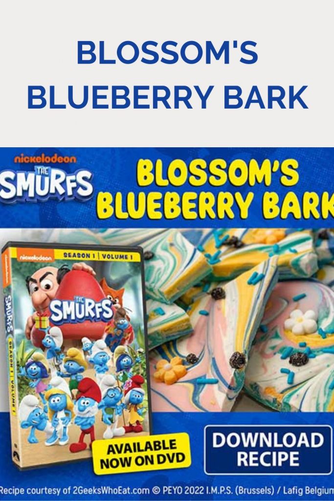 Blossom's Blueberry Bark Inspired By the Smurfs