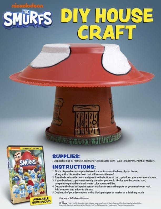 DIY Smurf Village Mushroom House