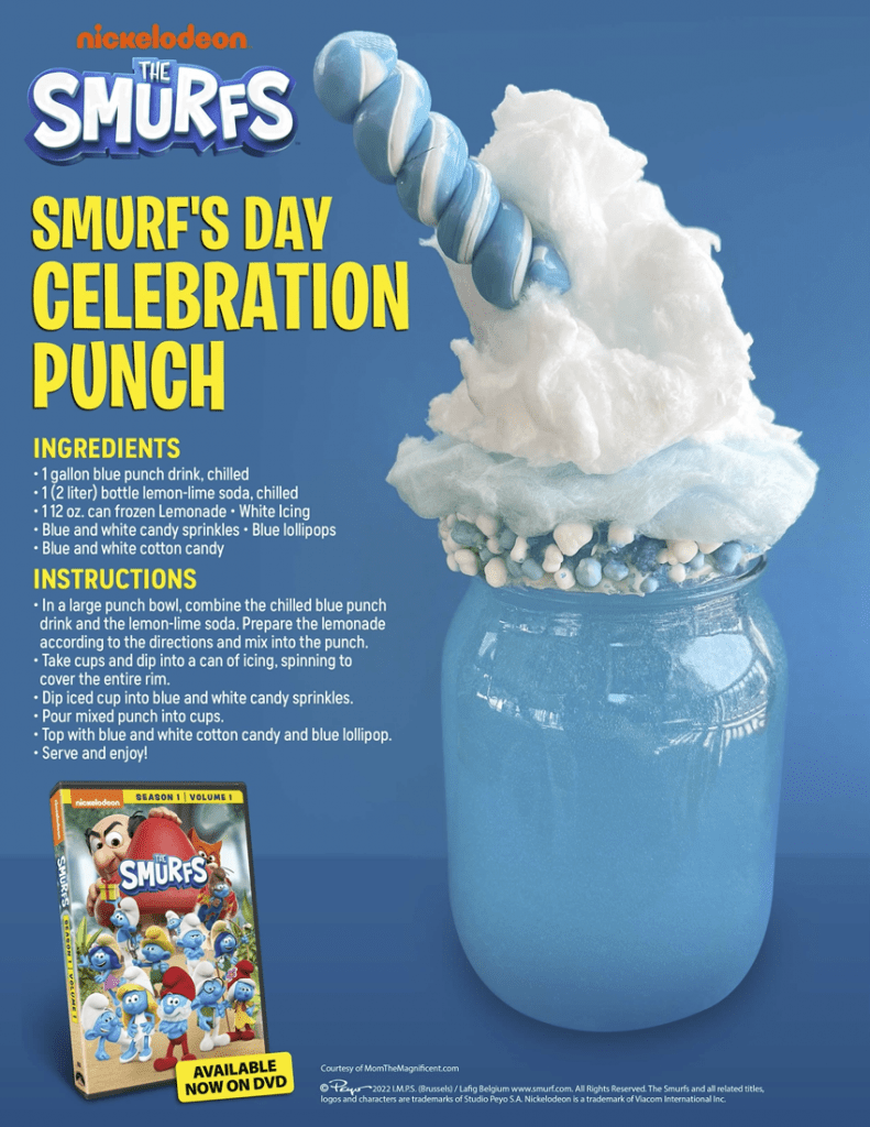 Smurf's Day Celebration Punch