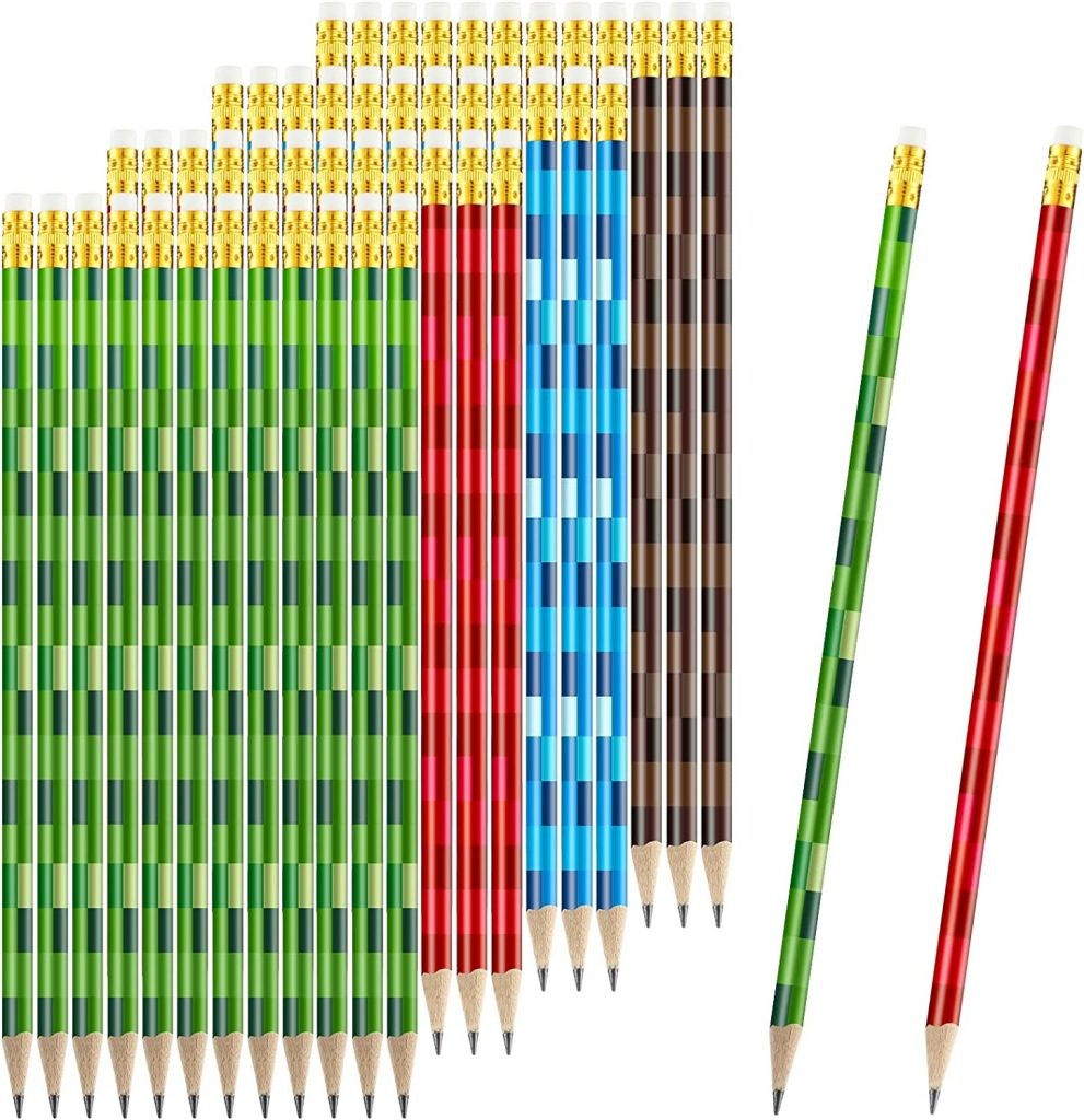 Minecraft Pixel Pencils - 48 Count