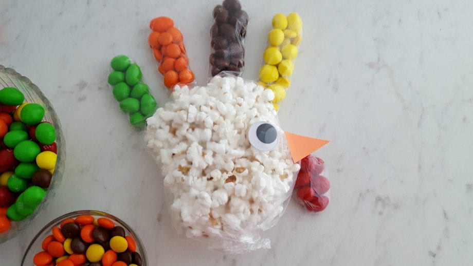 Turkey Popcorn Treat Bags