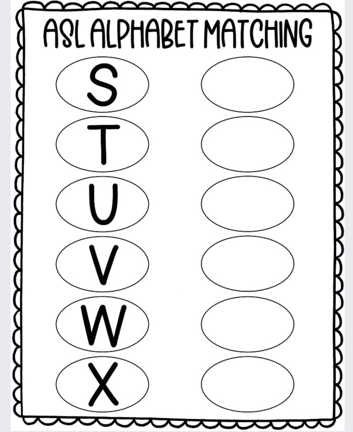 ASL alphabet Matching