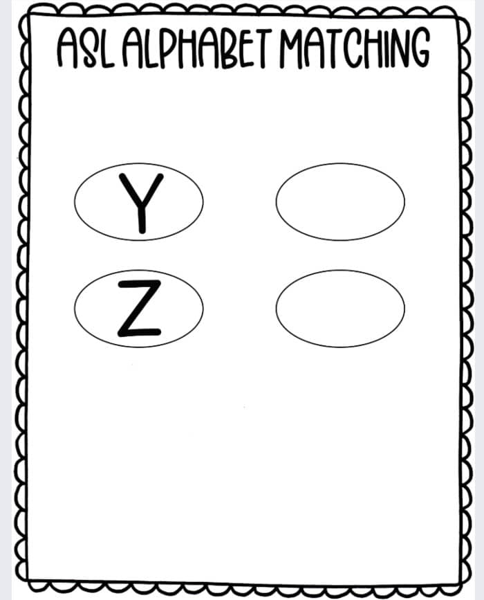 ASL alphabet Matching