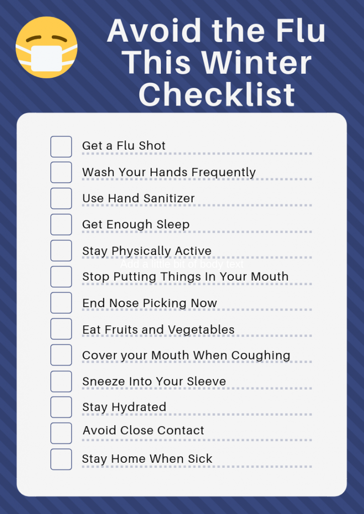 Avoid the Flu Checklist