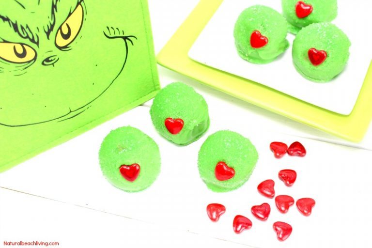 Grinch Snacks Grinch Cake Balls