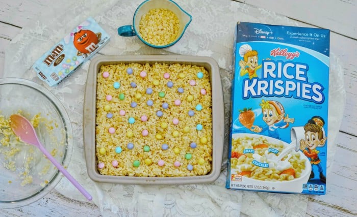MM Easter Rice Krispie Treats