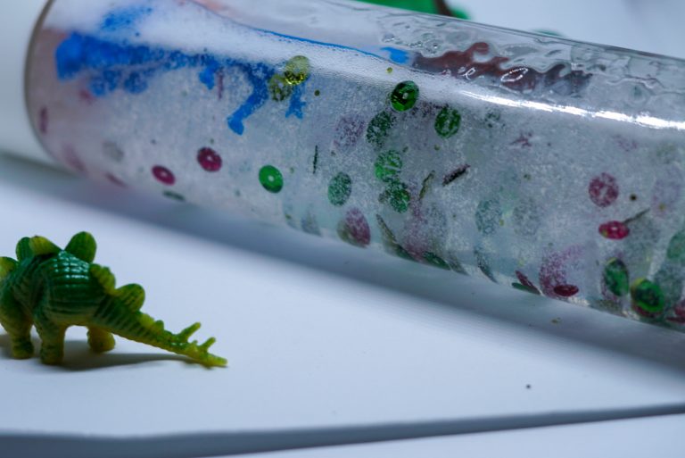 Easy Dinosaur Sensory Bottle
