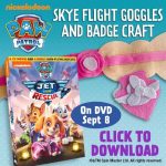 Paw Patrol: Skye Flight Goggles and Badge Craft