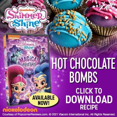 Hot Chocolate Bombs Inspired by Shimmer and Shine