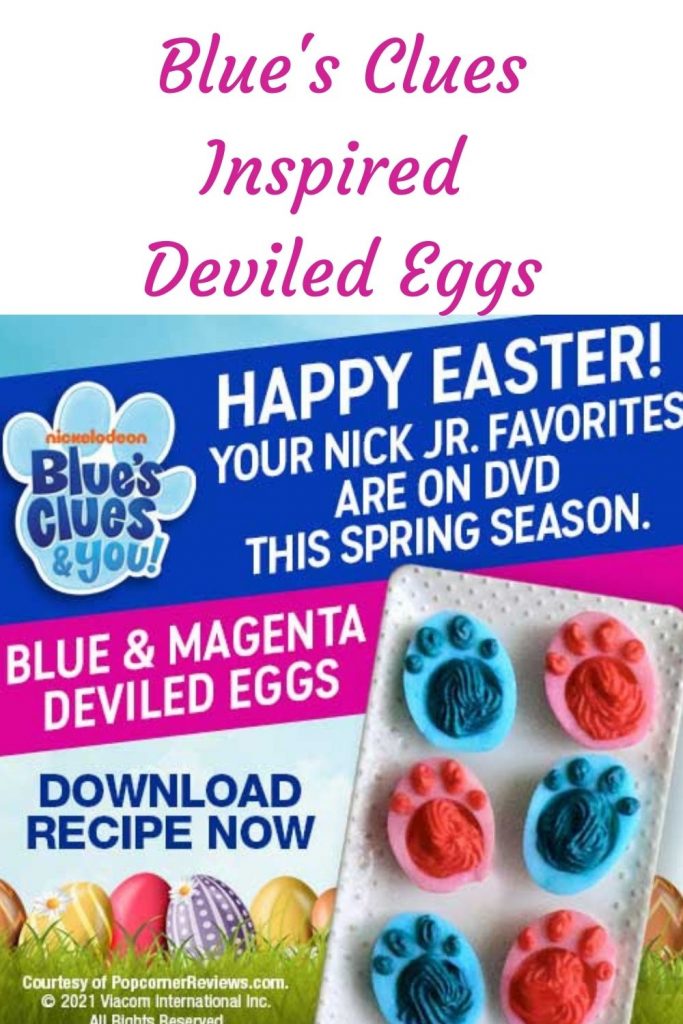 Blue's Clues Inspired Deviled Eggs