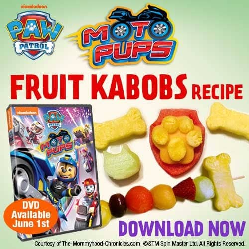 Paw Patrol Moto Paws Fruit Kabobs