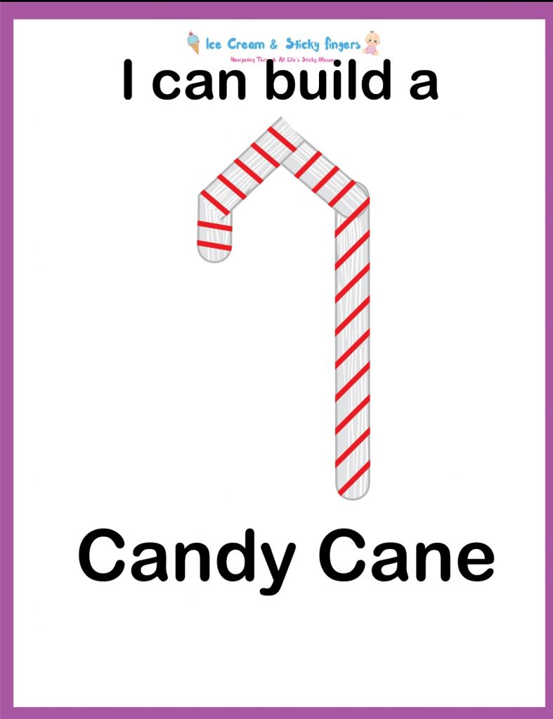 How to Build a Christmas Popsicle Stick Candy Cane