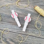 How to Make Baseball Clothespin Magnets