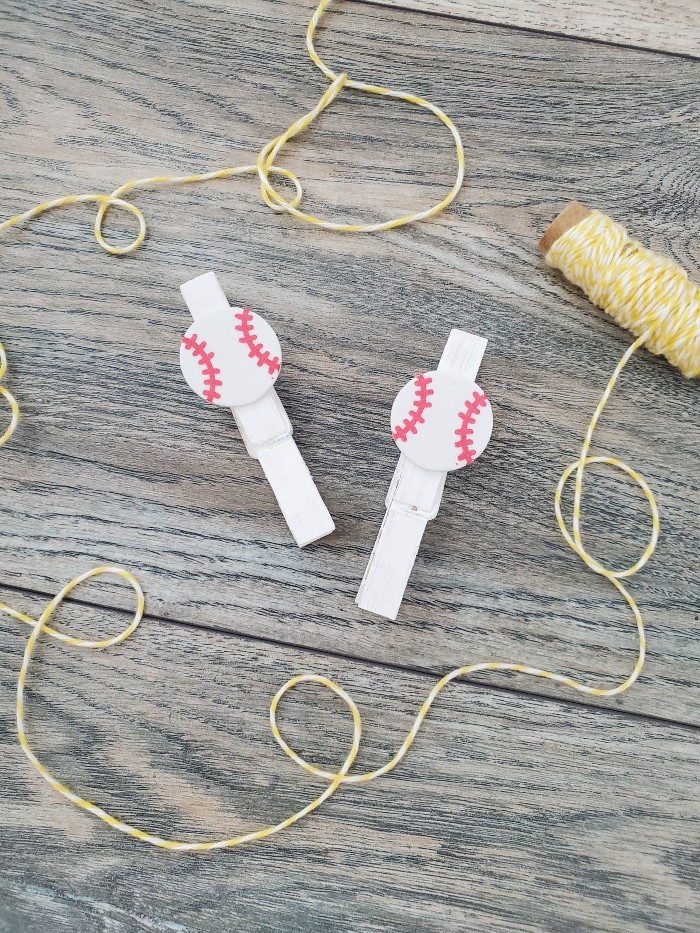 How to Make Baseball Clothespin Magnets