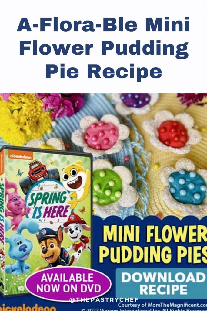 A-Flora-Ble Mini Flower Pudding Pie Recipe