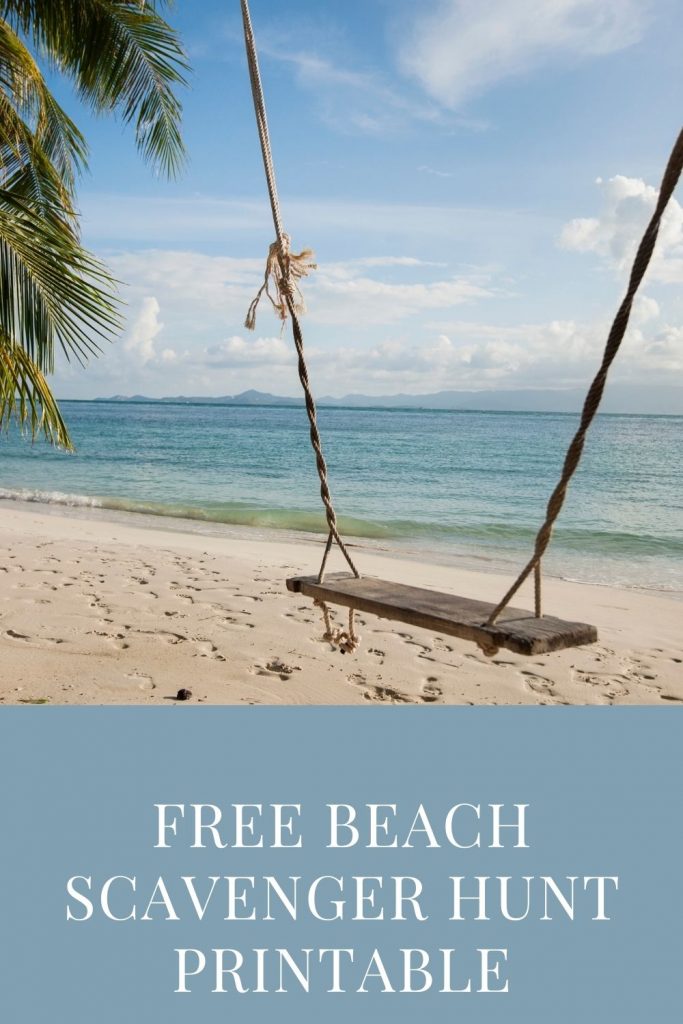 Free Beach Scavenger Hunt Printable