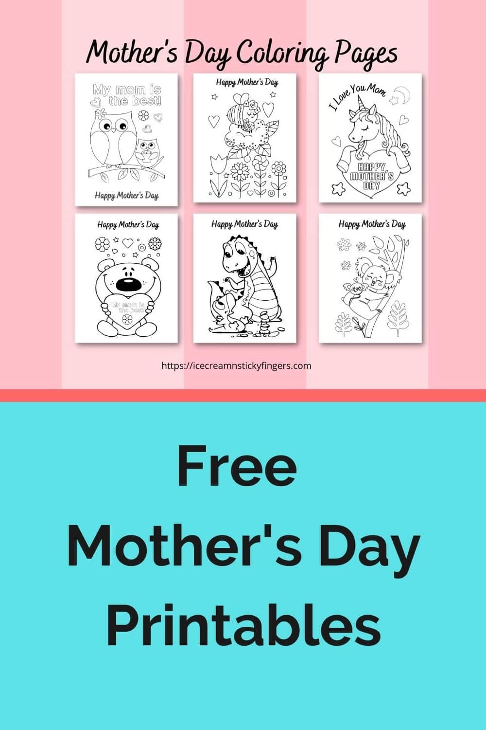 Free Mother's Day Printables - Ice Cream n Sticky Fingers