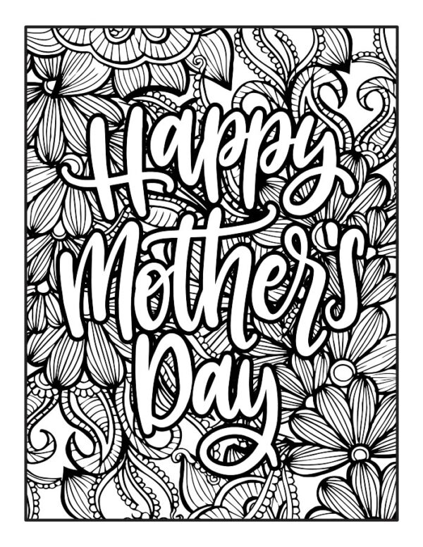 Free Mother's Day Coloring Sheets - Ice Cream n Sticky Fingers