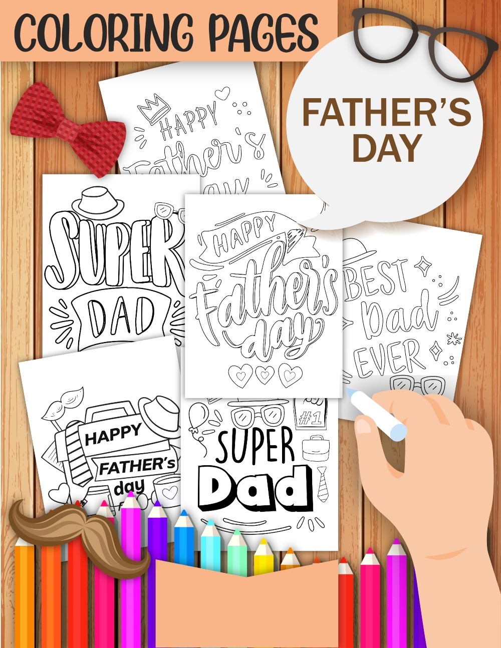 Free Father's Day Coloring Pages