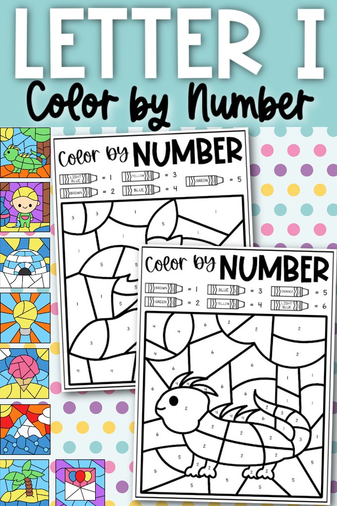 Letter I Coloring Sheets