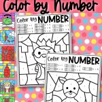 Letter K Color by Number Coloring Sheets