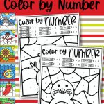 Letter S Color By Number Coloring Sheets