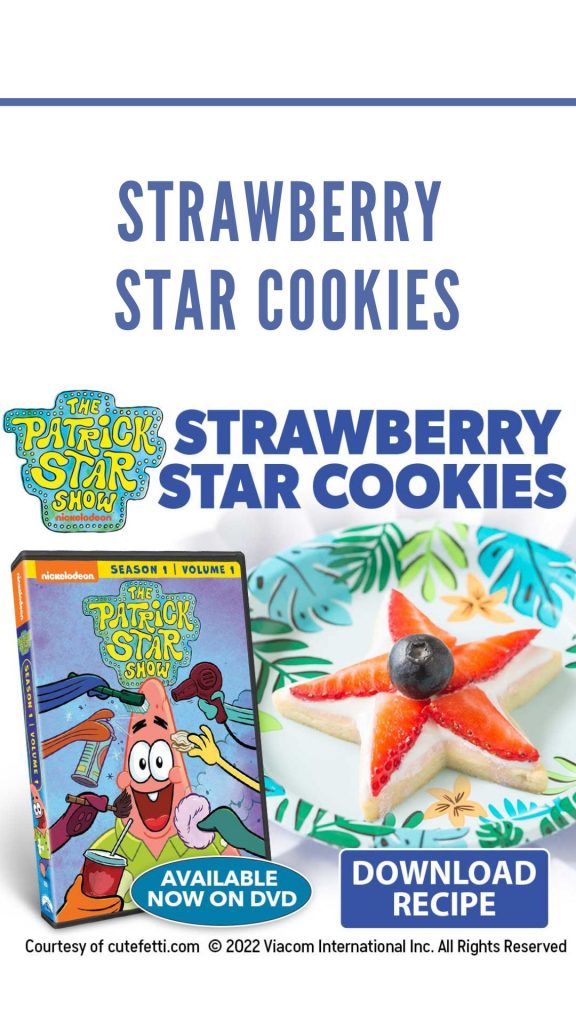 Strawberry Star Cookies