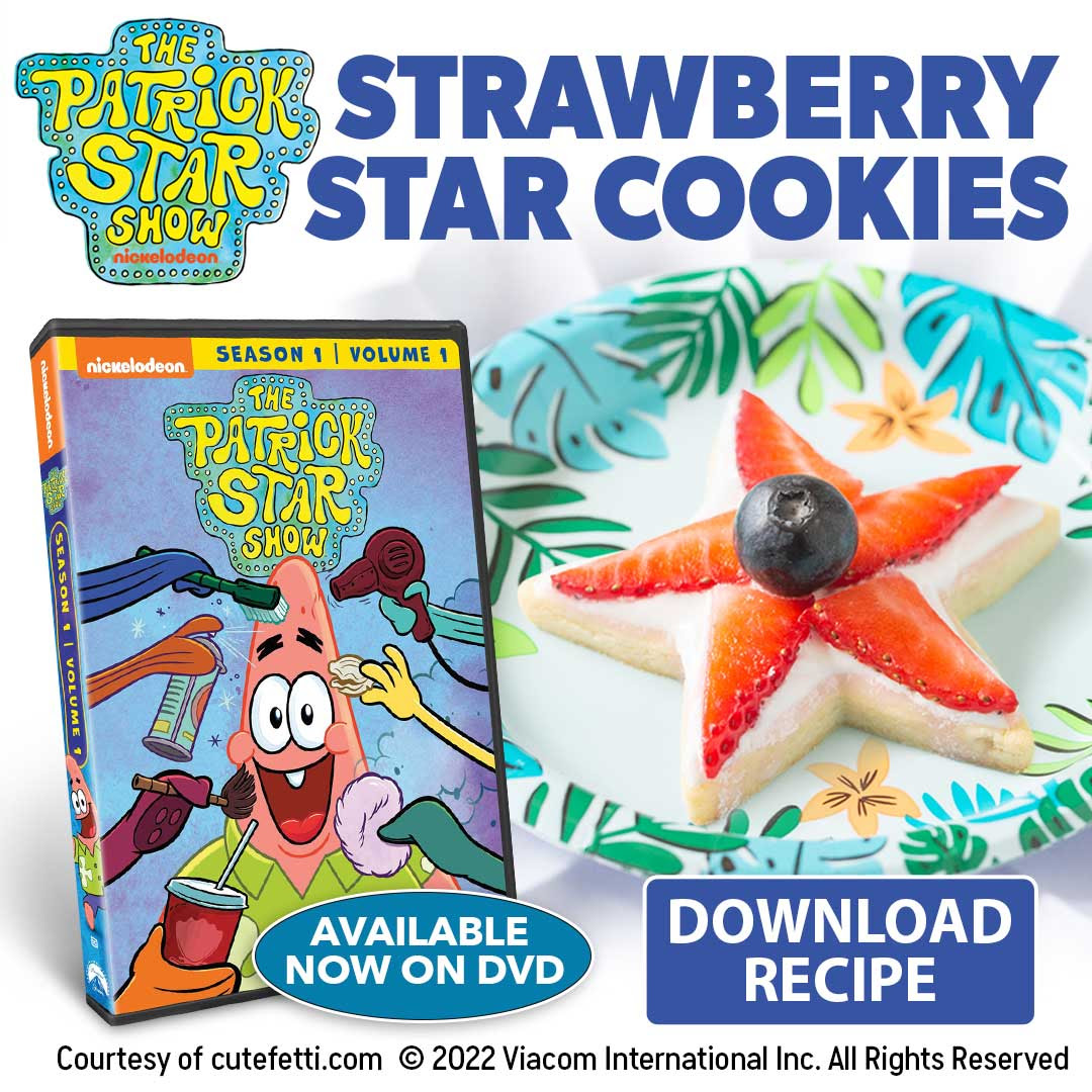 Strawberry Star Cookies