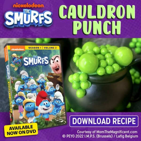 The Smurfs Cauldron Punch Recipe - Ice Cream N Sticky Fingers