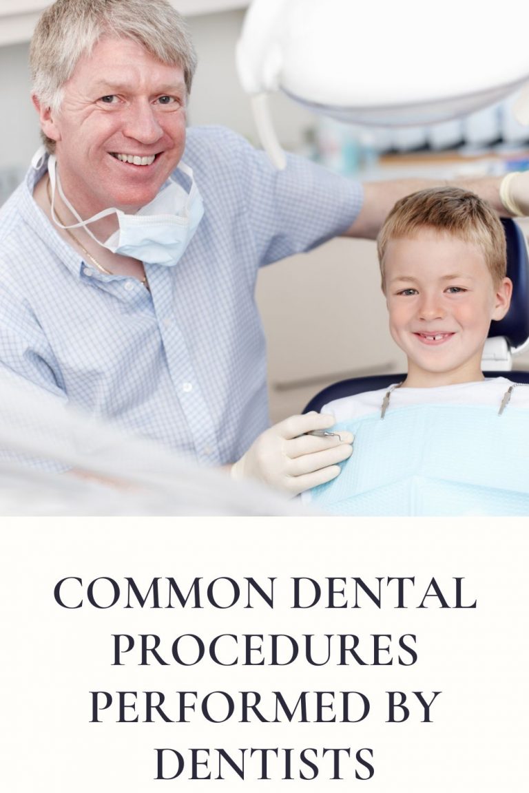 Common Dental Procedures Performed by Dentists Ice Cream n Sticky Fingers