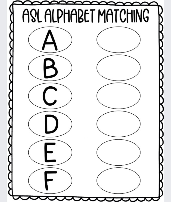 ASL alphabet Matching 