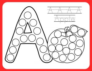 Do A Dot Alphabet Worksheets - Ice Cream n Sticky Fingers