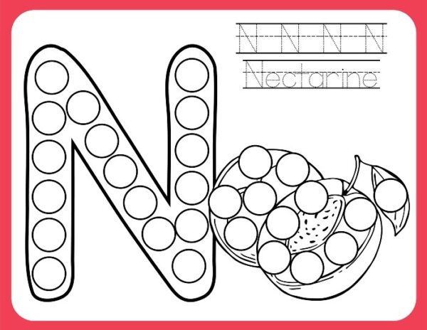 Do A Dot Alphabet Worksheets - Ice Cream n Sticky Fingers