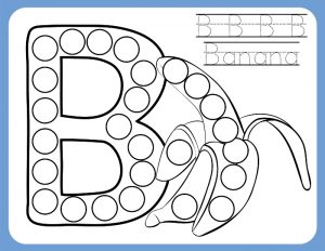 Do A Dot Alphabet Worksheets - Ice Cream n Sticky Fingers