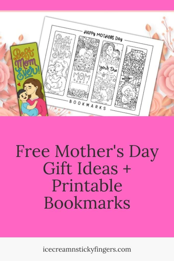 Free Mother's Day Gift Ideas + Printable Bookmarks