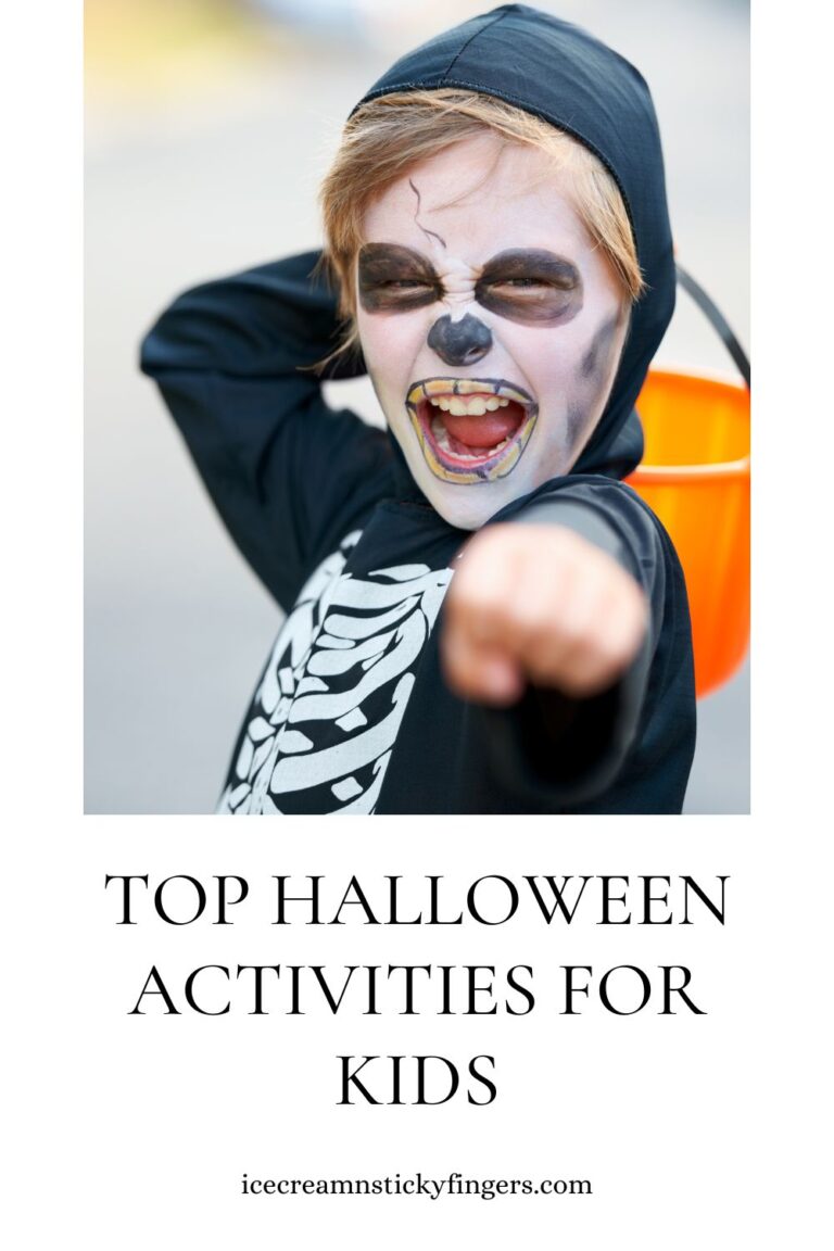 Top Halloween Activities for Kids - Ice Cream n Sticky Fingers