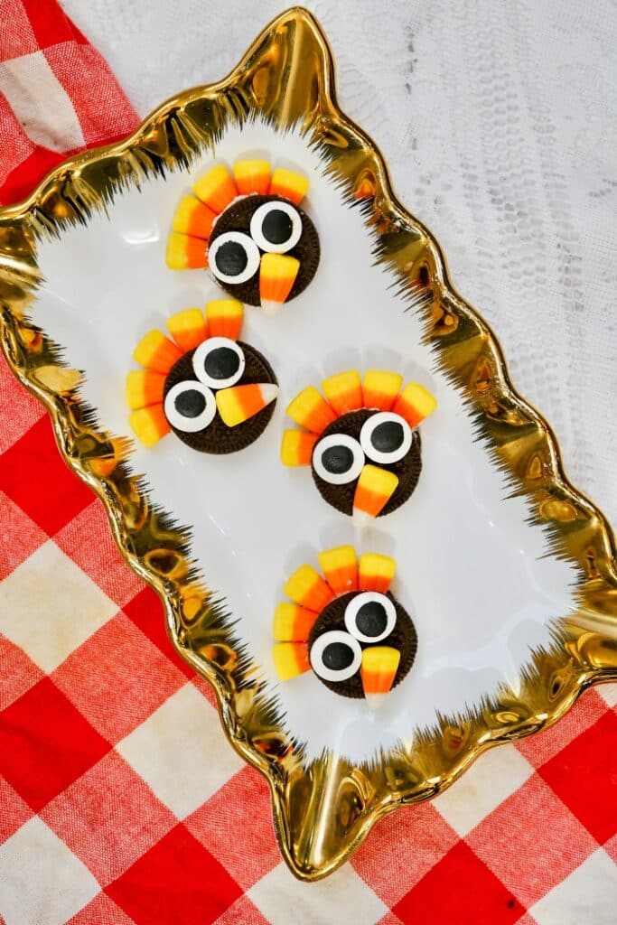 Turkey Oreo Cookies for Kids